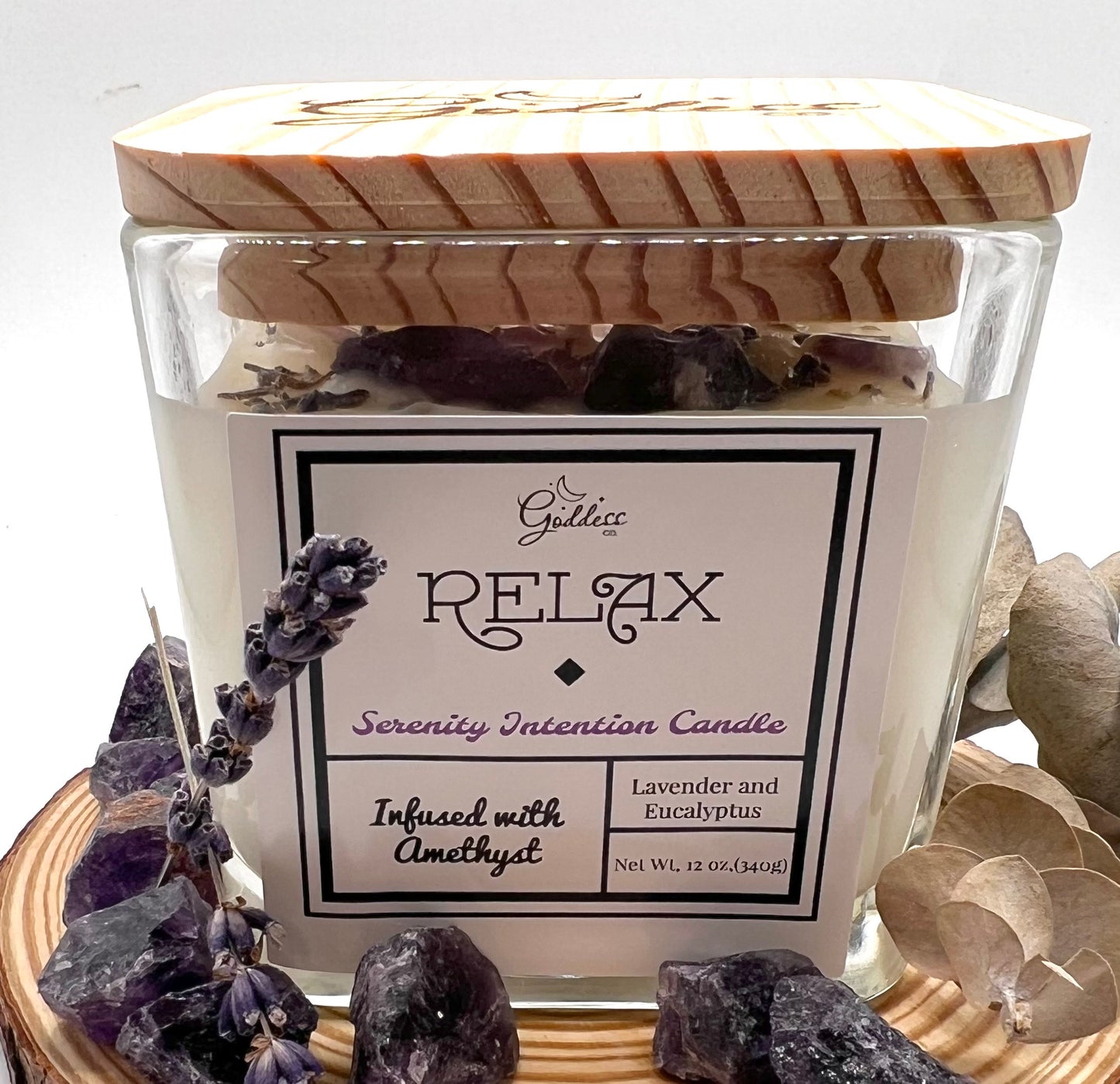 Relax 12oz. Intention Candle