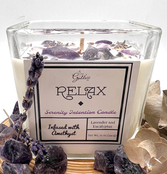 Relax 12oz. Intention Candle