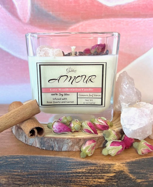 Amour 12 oz. Manifestation Candle
