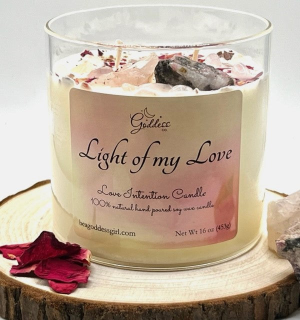 Light of my Love 16 oz. Intention Candle