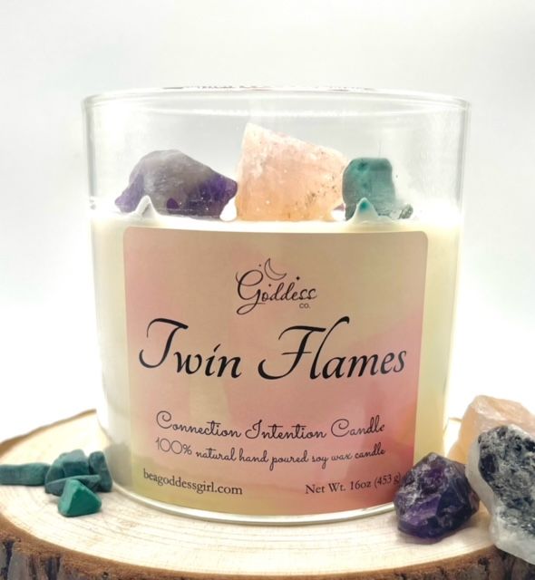 Twin Flames 16 oz. Intention Candle